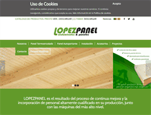 Tablet Screenshot of lopezpanel.com